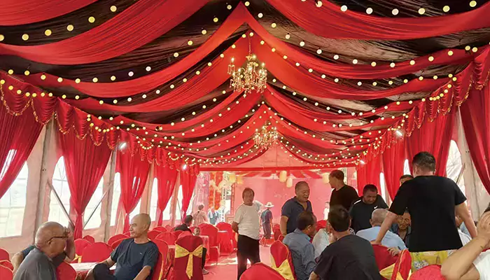 La carpa push-and-pull para banquetes de vino revoluciona la experiencia gastronómica al aire libre