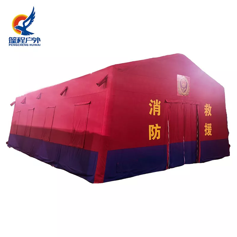 Tienda inflable de extinción de incendios